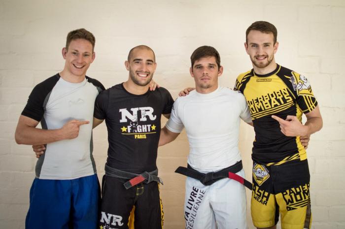 Mit Leozada und Nicolas Renier