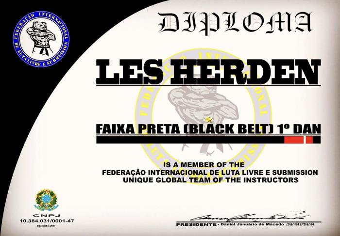 Black belt 1st degree · December 9, 2017 · Promoted by Daniel D‘Dane