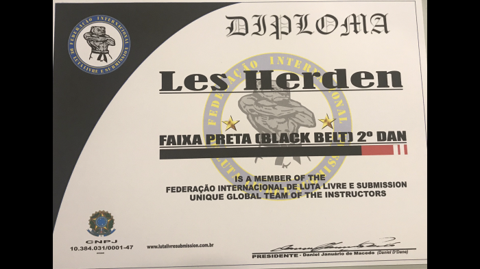 Black belt 2nd degree · October 26, 2020 · Promoted by Daniel D‘Dane