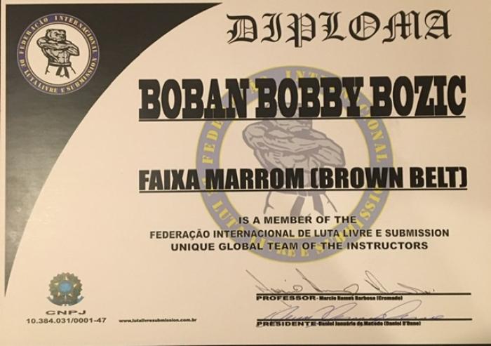 Brown belt · August 6, 2014 · Promoted by Marcio Cromado