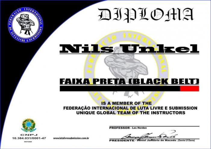 Black belt · June 20, 2020 · Promoted by Les
