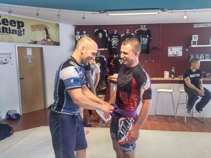 Purple belt · January 26, 2018 · Promoted by Andreas "Andyconda" Schmidt