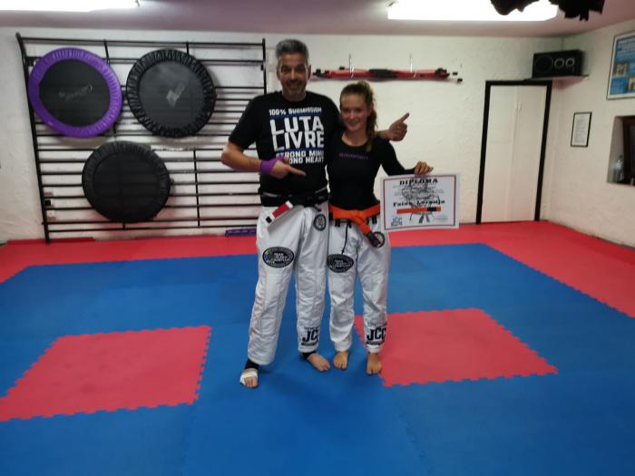 Orange belt · August 17, 2020 · Promoted by Jaycee