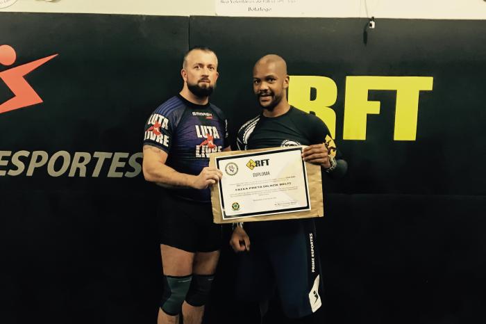 With Mestre Marcio Cromado