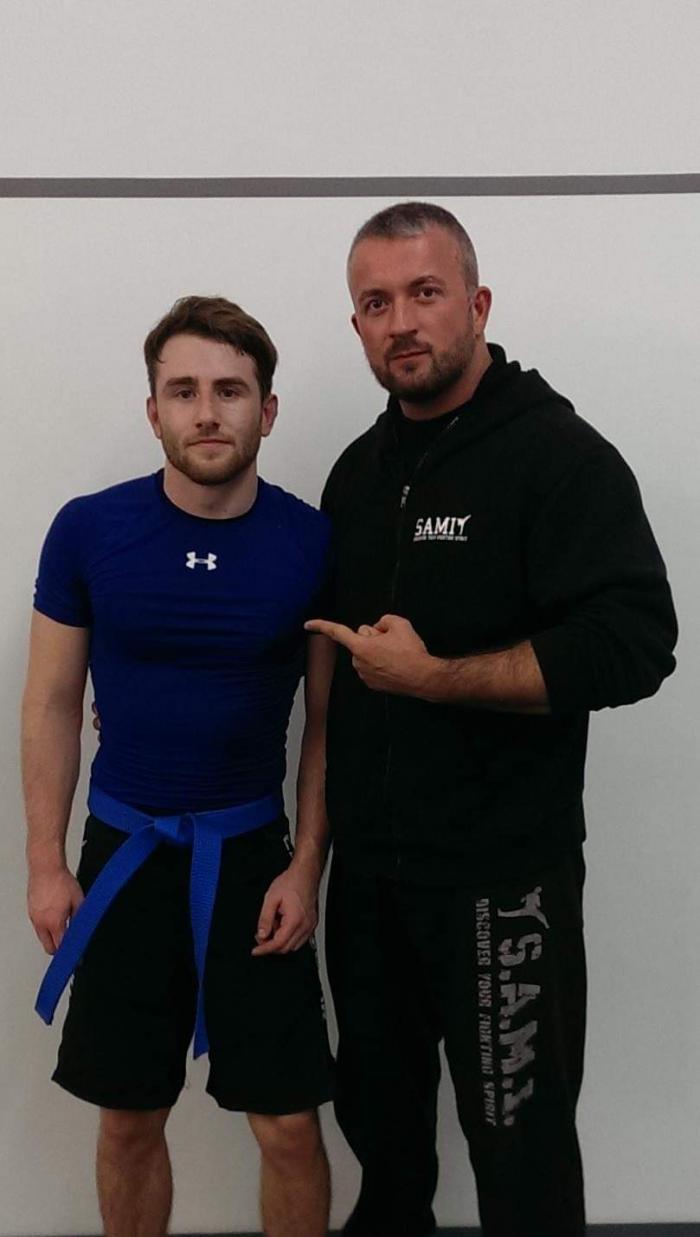 Blue belt · October 17, 2013 · Promoted by Bobby