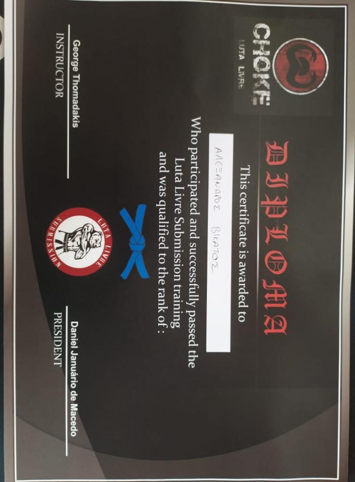 Blue belt · July 20, 2018 · Promoted by Sombra