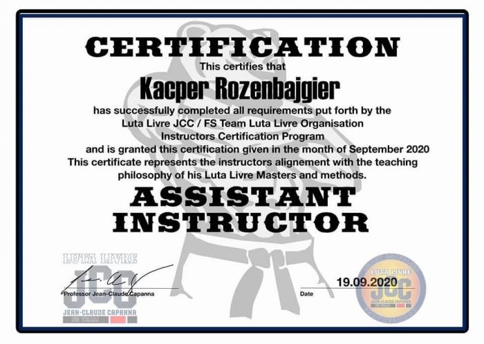 Purple belt · September 19, 2020 · Promoted by Jaycee