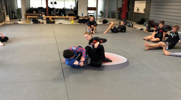 leg lock seminar by Dennis Schindler in Osnabrück