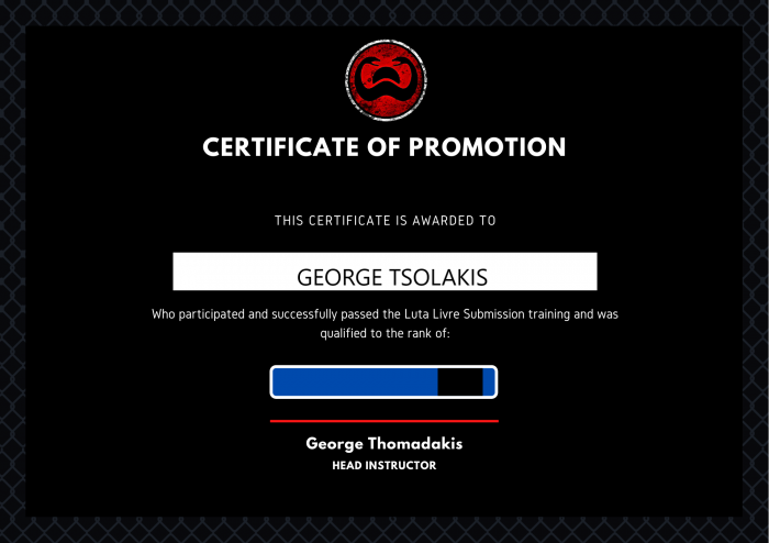 Blue belt · July 20, 2018 · Promoted by SOMBRA