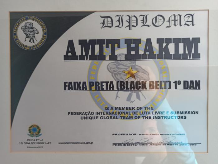 Black belt 1st degree · December 3, 2013 · Promoted by Daniel D'dane