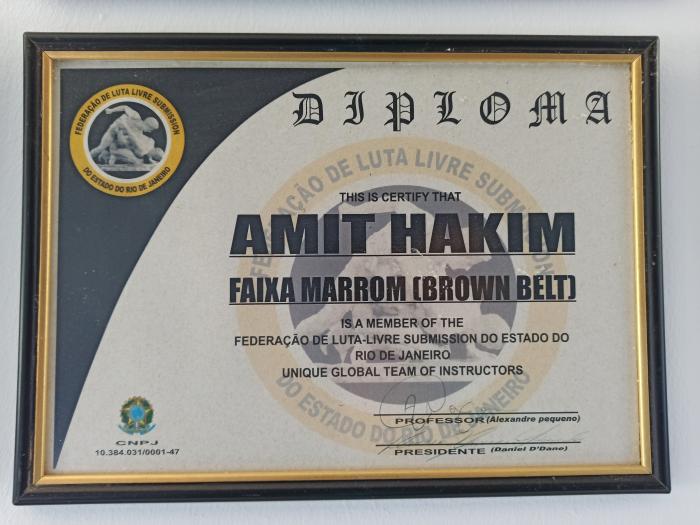Brown belt · July 10, 2009 · Promoted by Daniel D'dane
