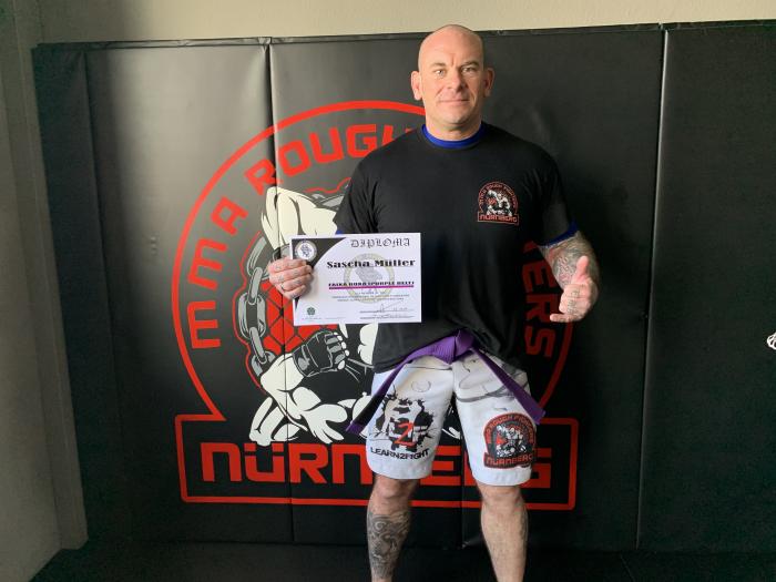 Purple belt · November 13, 2020 · Promoted by Tobias Mack