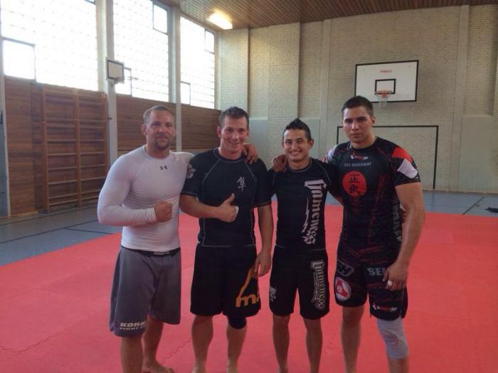 Before 6/7 years, a grappling Seminar with Caio Terra. Together with my BJJ Professor Stuart Lee Pooler.