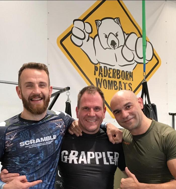 Training with friends at Paderborn Wombats