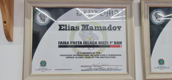 Black belt 1st degree · March 9, 2019 · Promoted by Amit Hakim