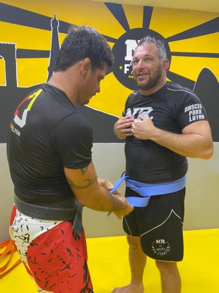 Blue belt · May 25, 2021 · Promoted by Mestre Nicolas Renier et mestre leozada Nogueira