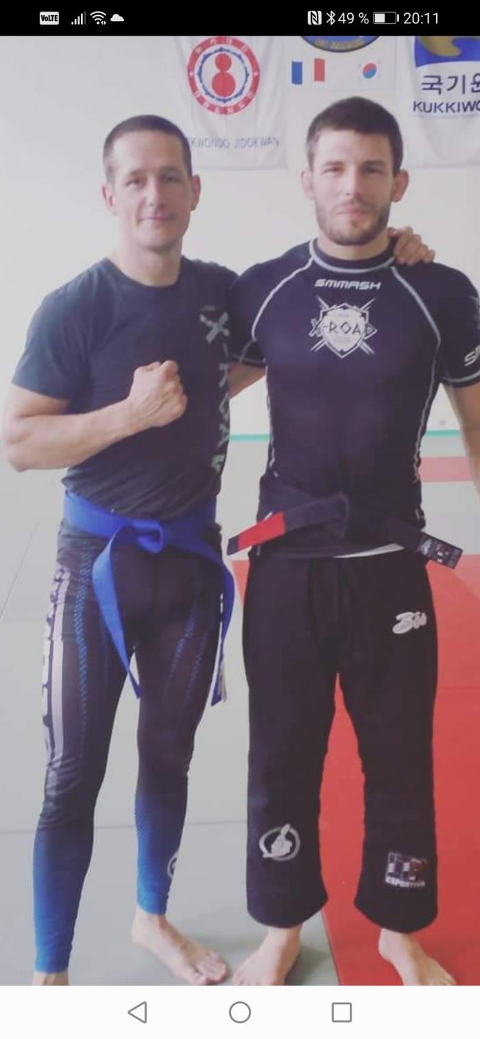 Blue belt · June 3, 2018 · Promoted by Damien Charles-Aristide