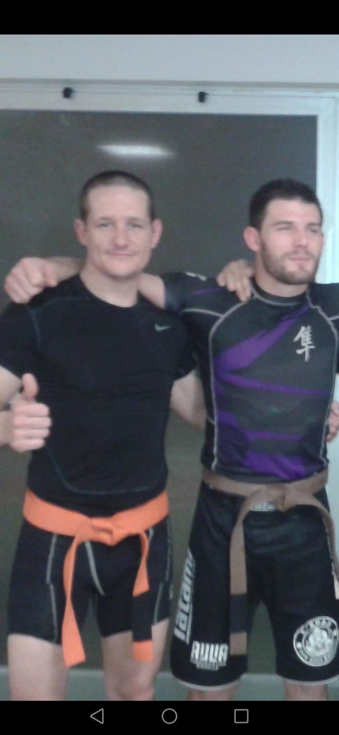 Orange belt · December 20, 2016 · Promoted by Damien Charles-Aristide
