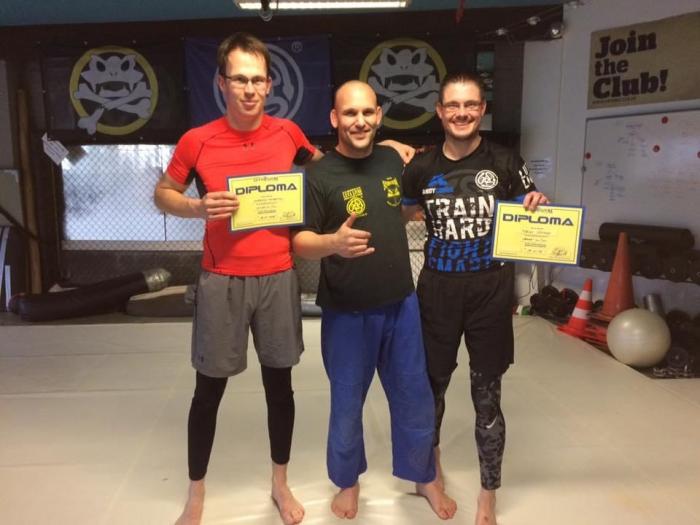 Orange belt · November 19, 2016 · Promoted by Andreas ,,Andyconda“ Schmidt