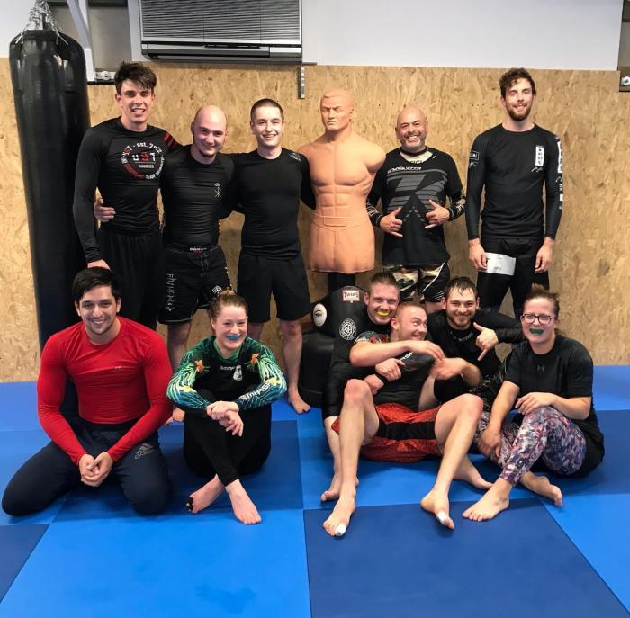 With the Gang after Training. MAT Hannover forever.