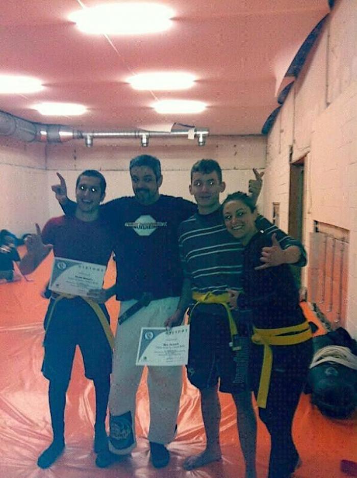 Yellow belt · October 28, 2012 · Promoted by Jaycee
