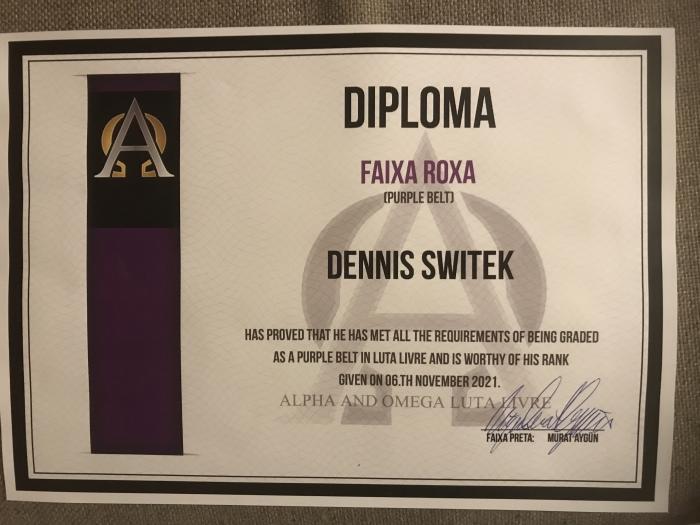 Purple belt · November 6, 2021 · Promoted by Murat Aygün