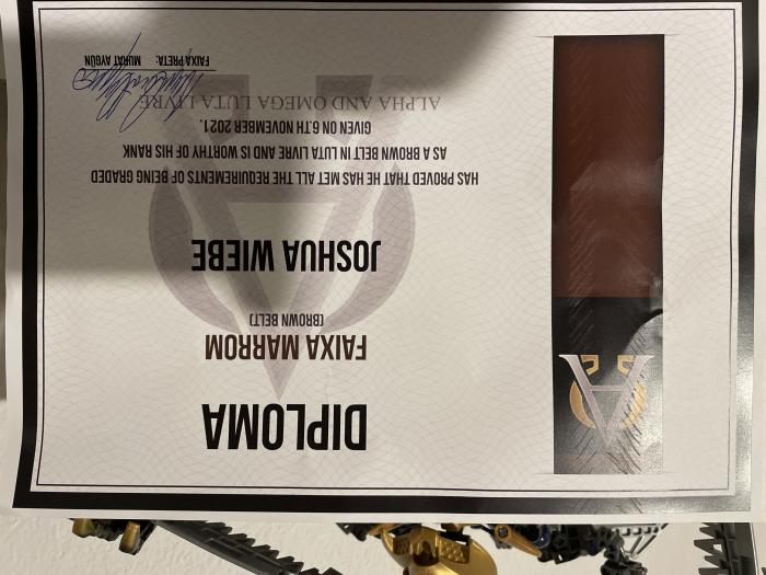 Brown belt · November 6, 2021 · Promoted by Murat Aygün