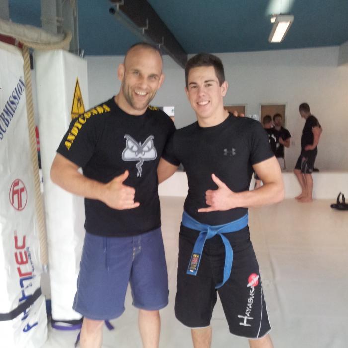 Blue belt · June 3, 2013 · Promoted by Andreas "Andyconda" Schmidt