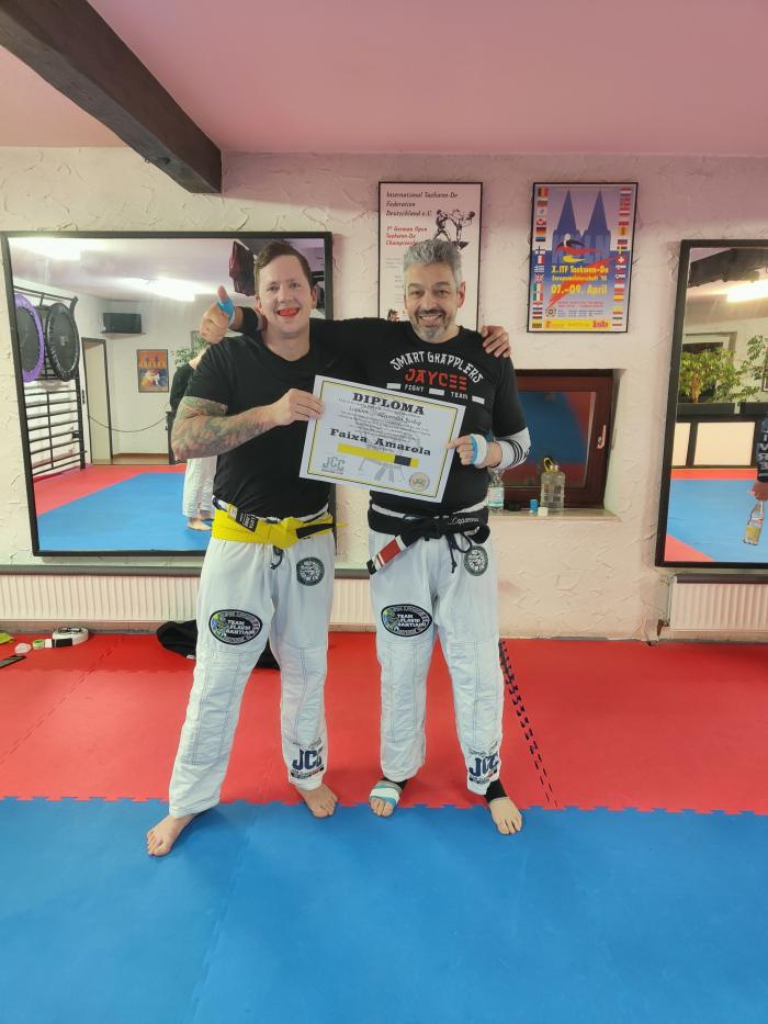 Yellow belt · November 18, 2021 · Promoted by Jaycee