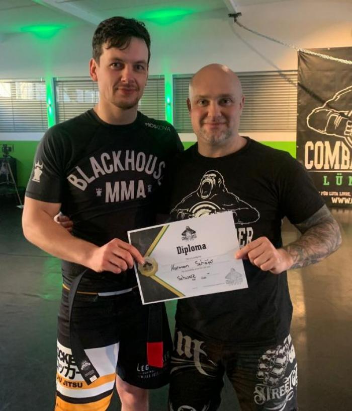 Black belt · February 26, 2022 · Promoted by Andreas "Andyconda" Schmidt und Marco Schneider