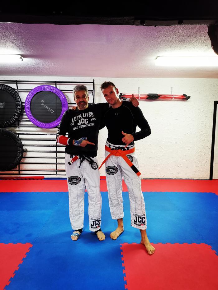 Orange belt · August 24, 2021 · Promoted by Jaycee