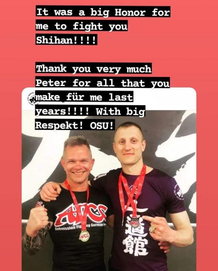 Brown belt · March 26, 2022 · Promoted by Peter Angerer