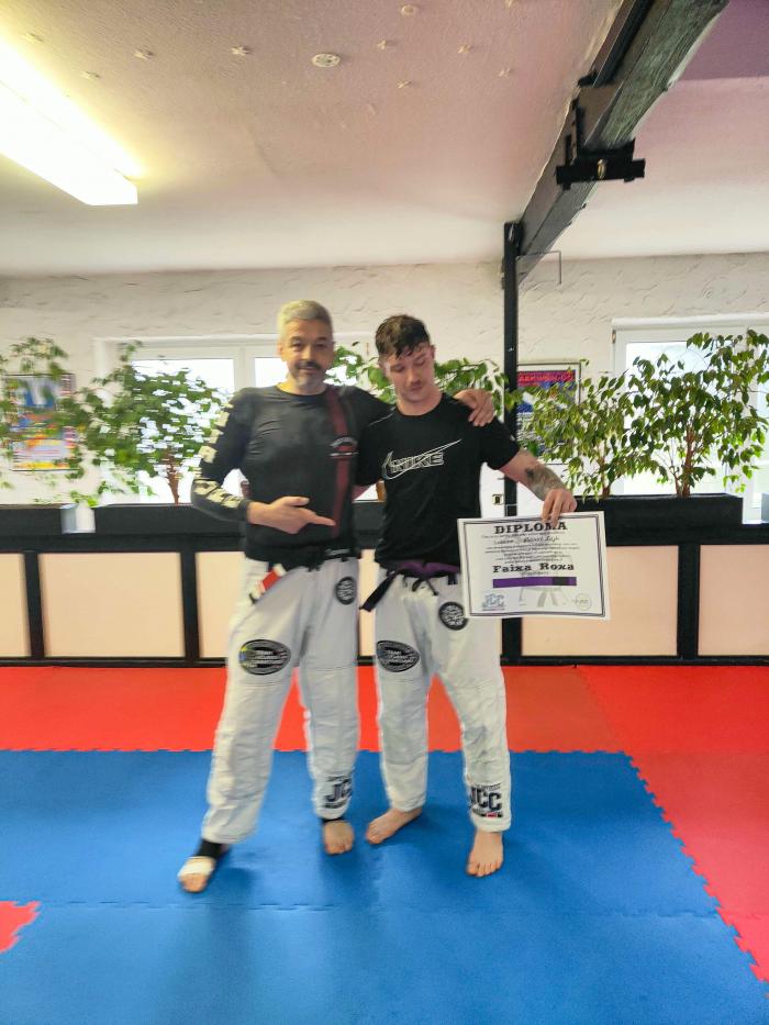 Purple belt · April 15, 2023 · Promoted by Jaycee