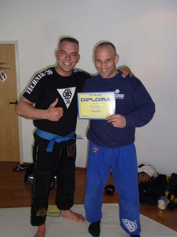 Blue belt · April 14, 2012 · Promoted by Andreas Schmidt