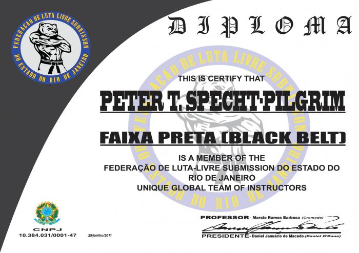 Black belt · July 25, 2011 · Promoted by Marcio “Cromado” Barbosa