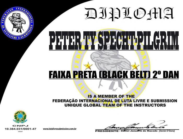 Black belt 2nd degree · April 21, 2017 · Promoted by Daniel D’Dane