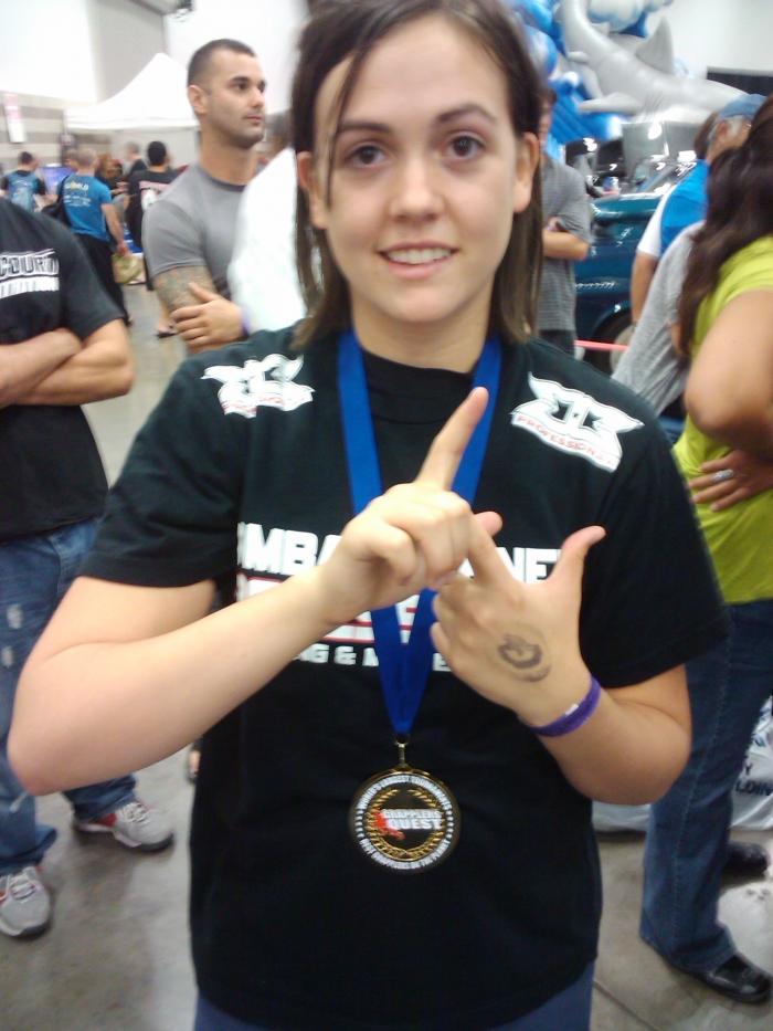 My first Blackbelt Colby Fletcher winning Grapplers Quest in 2010