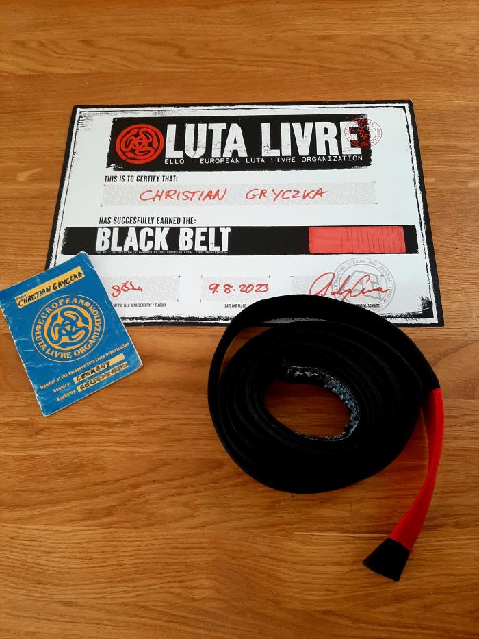 Black belt · August 9, 2023 · Promoted by Andreas Schmidt