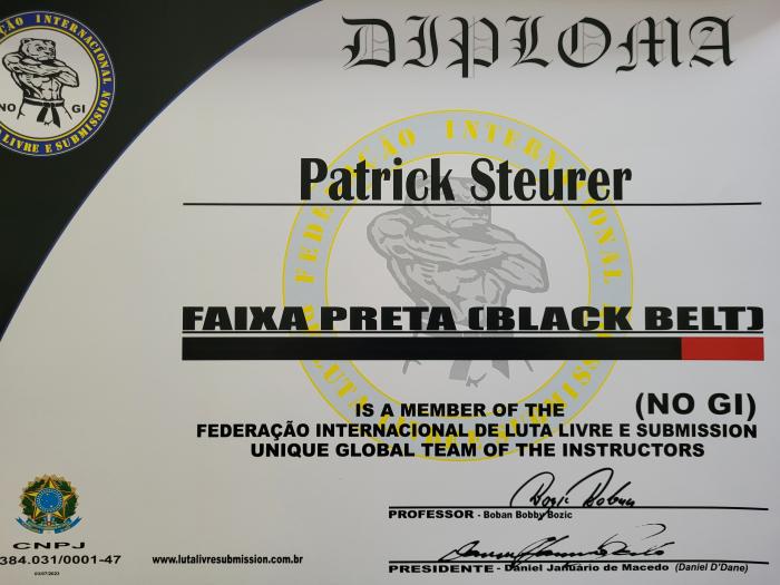 Black belt · August 9, 2023 · Promoted by Bobby
